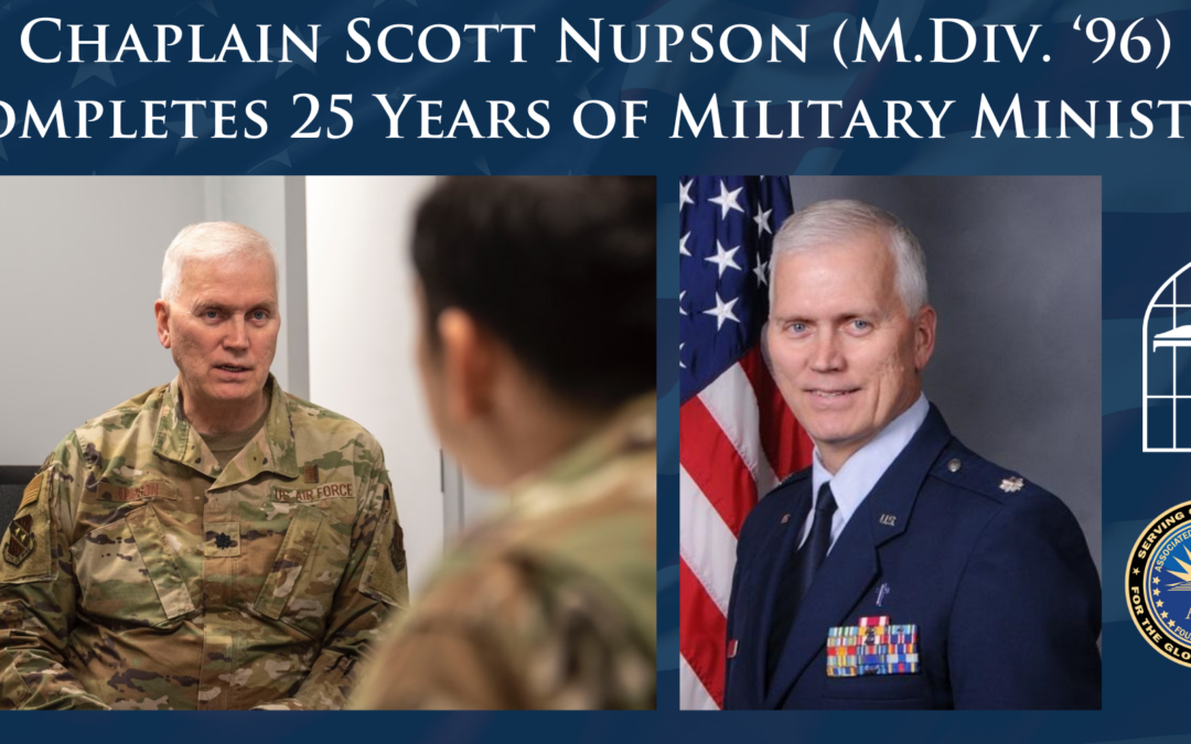 Nupson Completes 25 Years of Military Ministry